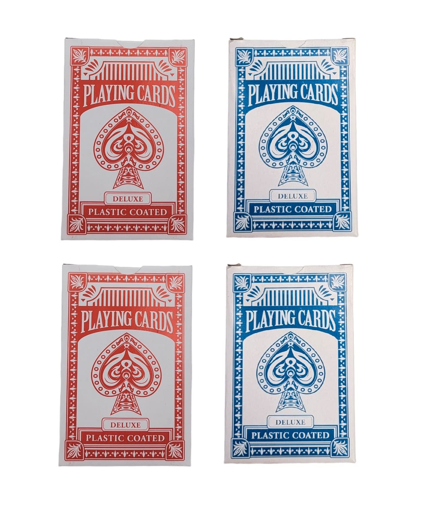 Amazon.com: Zugar Land Economy Playing Cards - 4 Decks (2 Red and