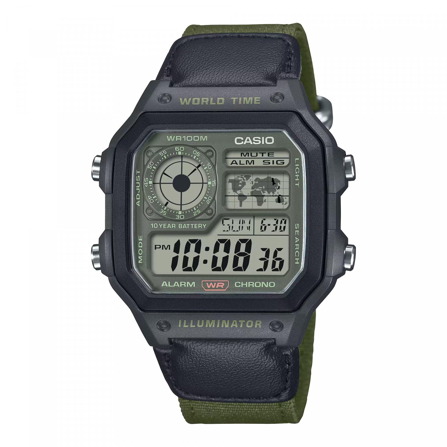Casio Orologio Collection AE-1200WHUB-3AVEF Resina
