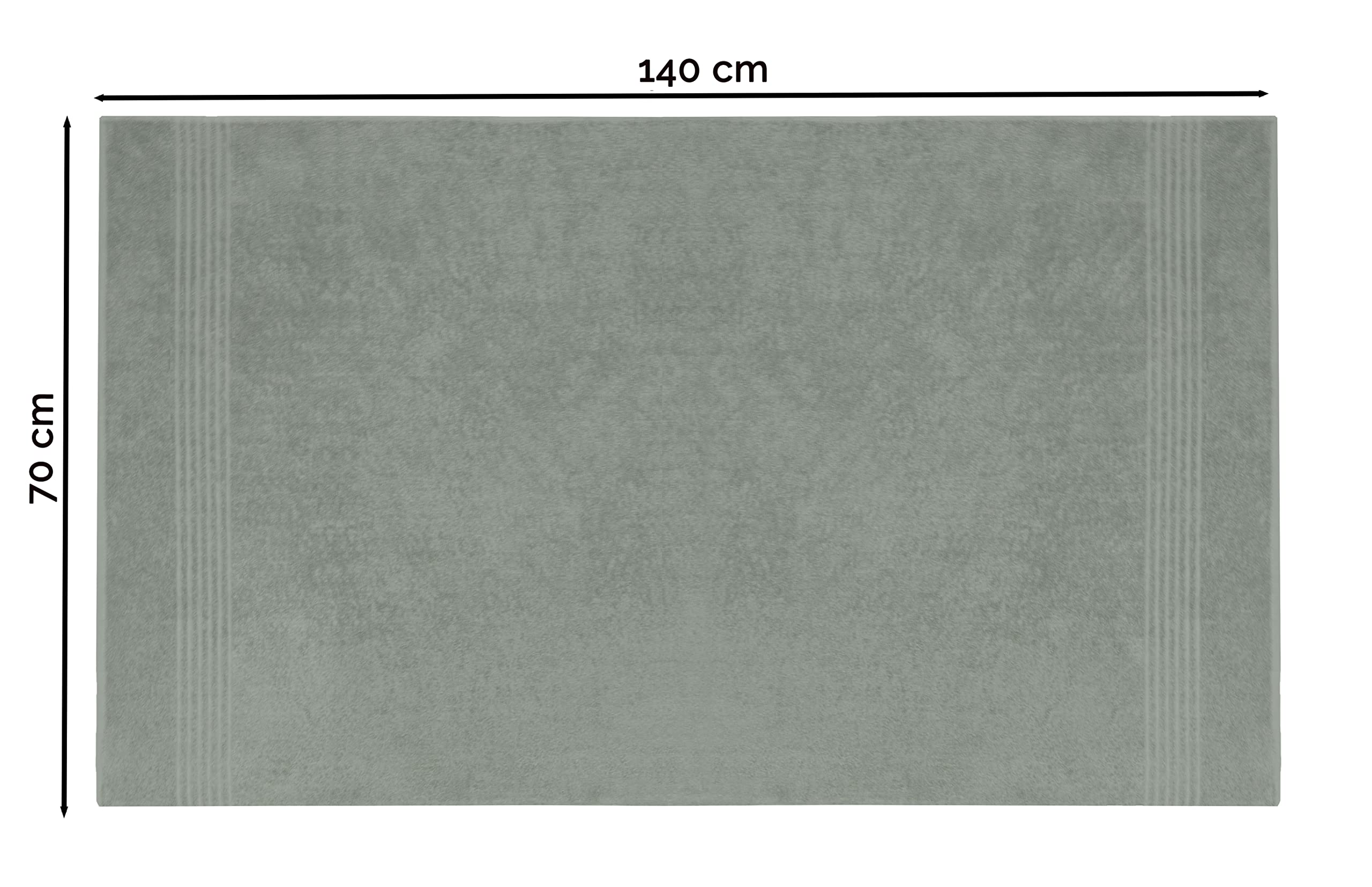 Set 5 Asciugamani Doccia 70x140 Cm In Cotone/Poliestere - Bianco, Alta Assorbenza, Per Hotel E Casa - Foto 11