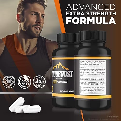 Miniatura 8 de Paquete de 5 Endoboost para hombres  Rendimiento de Endoboost (oficial), suplementos Endo Boost, cápsulas Endoboost Boost, revisiones de Endobost