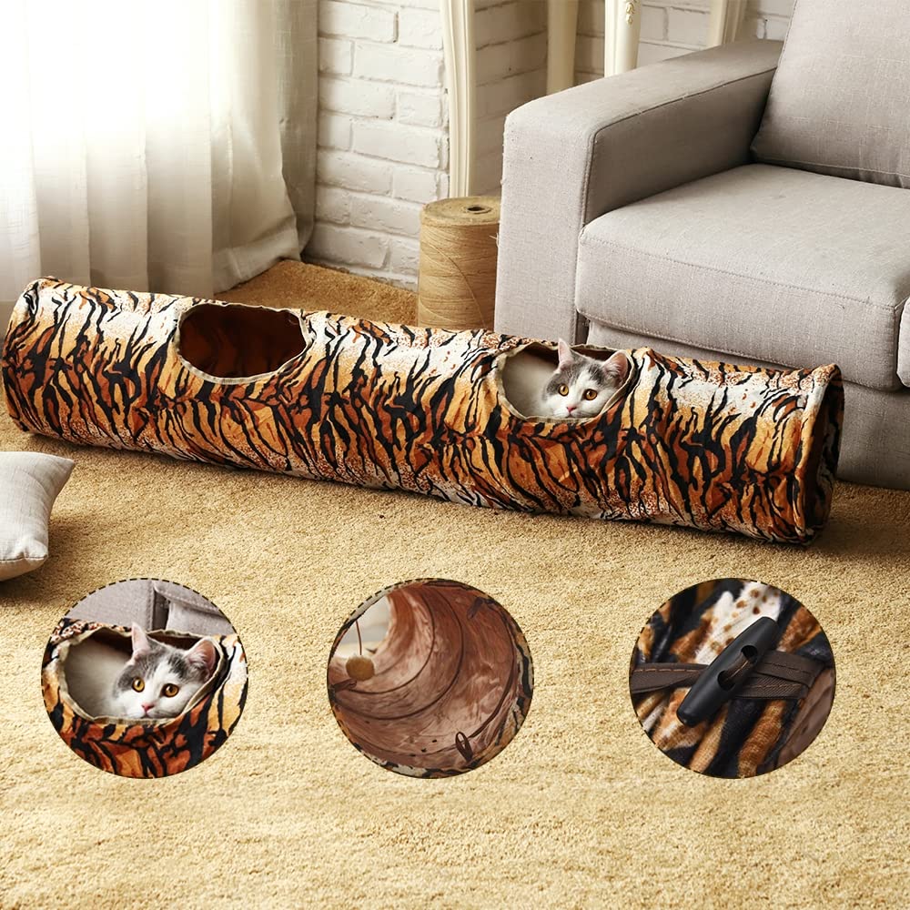 130 Cm Pet Chat Tunnel Pet Jouer Tunnel Drôle Chat Long Tunnel Chaton Jouer Jouet Pliable Chat Jouets