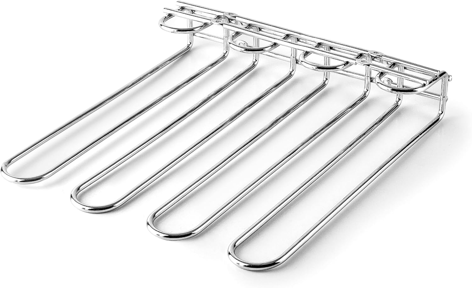 LACOR - 62254 - Due Drink Holder, Capacity for 12 Glasses, Ceiling or Wall Mounting, Iron, Colour Metallic Grey, 29 x 31.5 cm