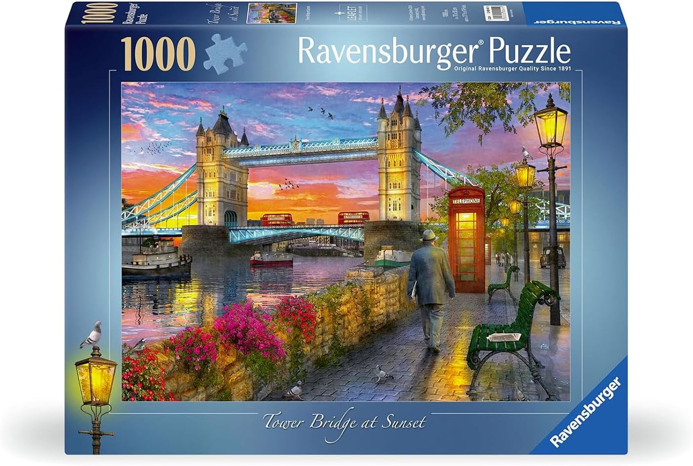 Ravensburger - London: Tower Bridge 1000 Piece Puzzle, Adult Hobbies
