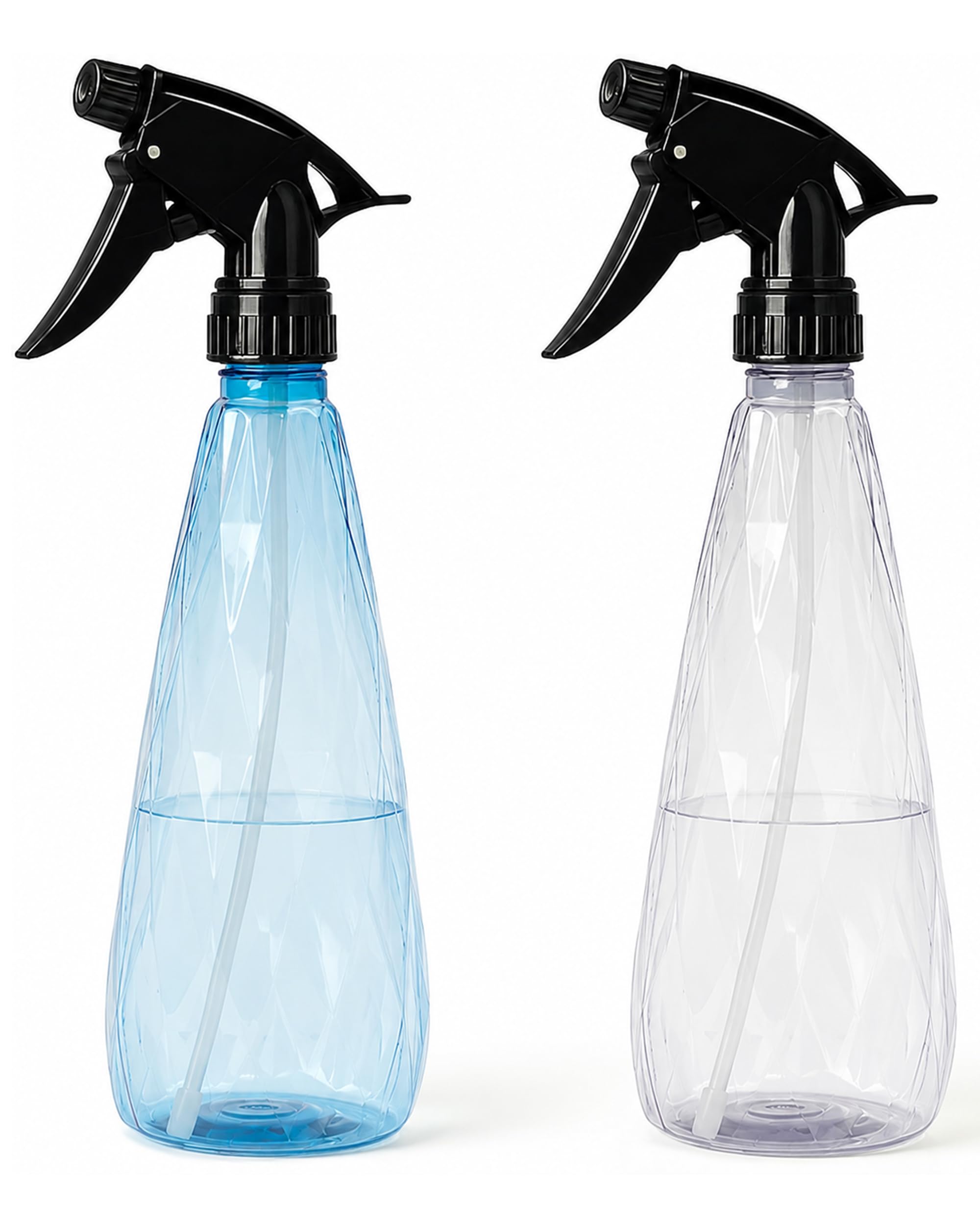 Keplin - Water Spray Bottle Set - 600ml - 2 Pack - Adjustable Nozzle