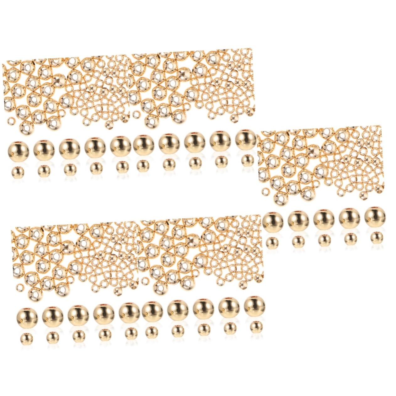 SHINEOFI 1000piezas Abalorios De Metal De Para Joyería Perfectos Para Pulseras y Material Resistente y Para Manualidades