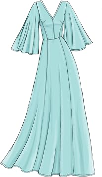Vogue V9328A5 Easy to Sew Women's Close-Fitting Dress Sewing Patterns, Sizes 6-14