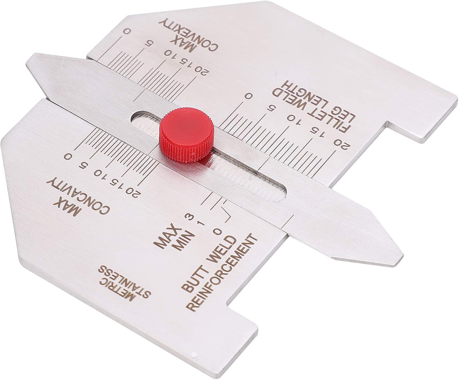 Stainless Steel Metric Fillet Weld Set Gage Gauge Welding Inspection