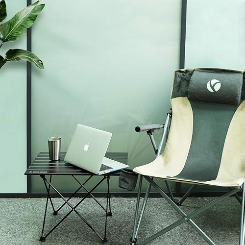 Miniatura 9 de ROCK CLOUD Mesa de camping portátil de aluminio ultraligera mesa de playa plegable para acampar senderismo mochilero picnic al aire libre, marco