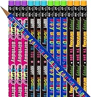 Vista 8 de ArtCreativity Lápices multicolores, paquete de 24 lápices de colores preafilados para niños y adultos, ideales para proyectos de arte escolares