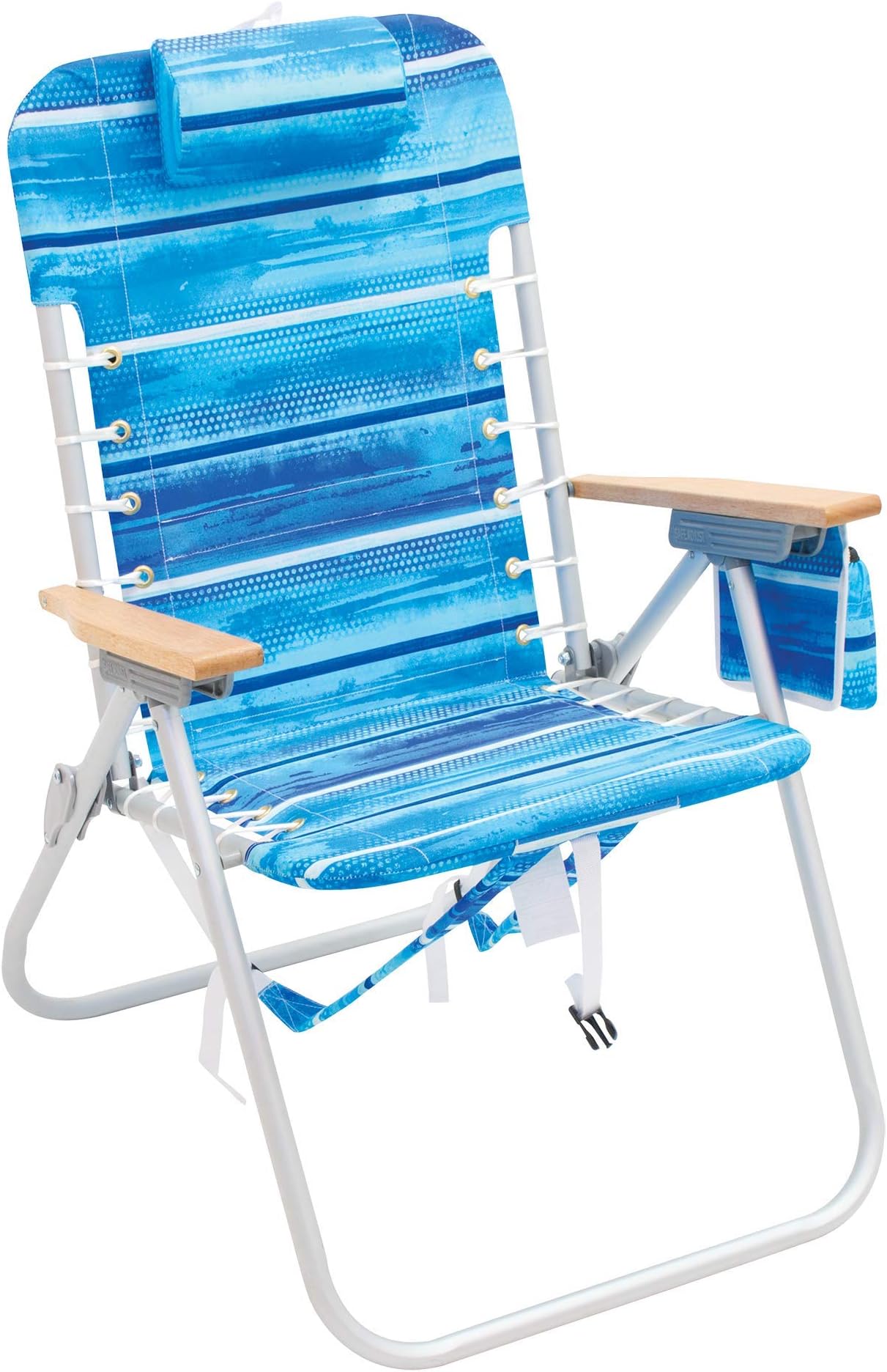 Tommy Bahama 7 Position HiBoy Beach Chair, Aqua