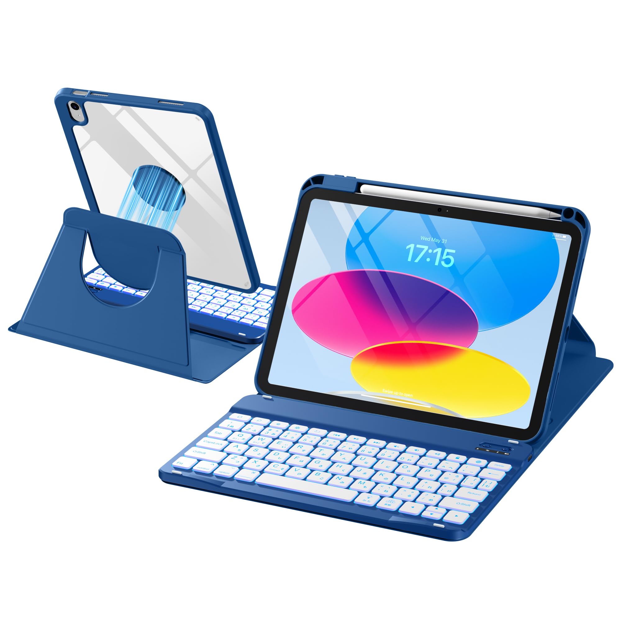 Amazon.co.jp: HETHOT iPad用 A16 第11世代/第10世代 キーボード付き