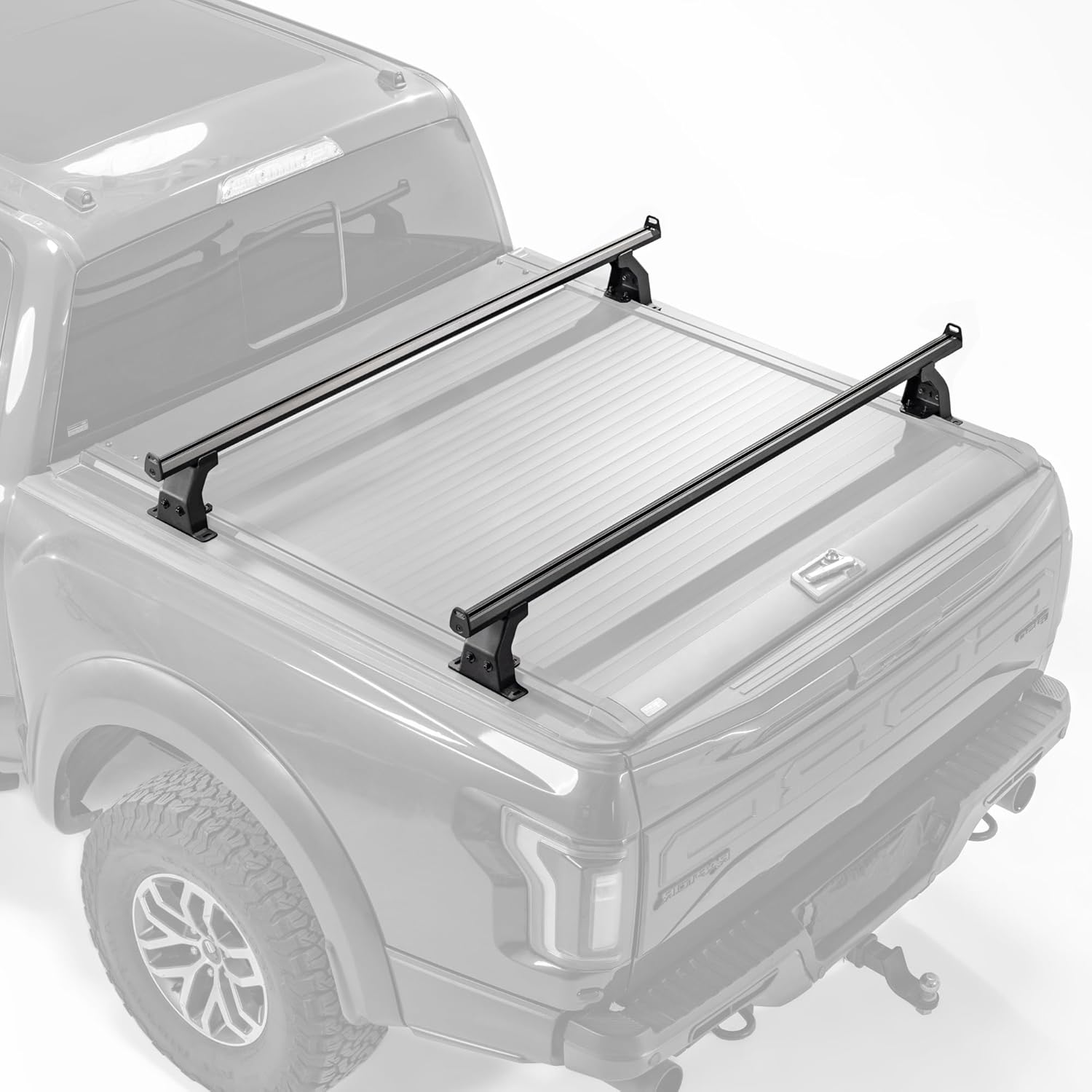 Adjustable Truck Bed Rack Cross Bars,Compatible with Full-Size Trucks with Retractable Hard Tonneau Covers|Length 71"|2PCs|Made of high-Strength Aluminum Alloy