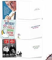 Vista 4 de NobleWorks - Juego de 20 divertidas tarjetas de felicitación de cumpleaños con sobres (4.63 x 6.75 pulgadas) paquete variado de humor para adultos