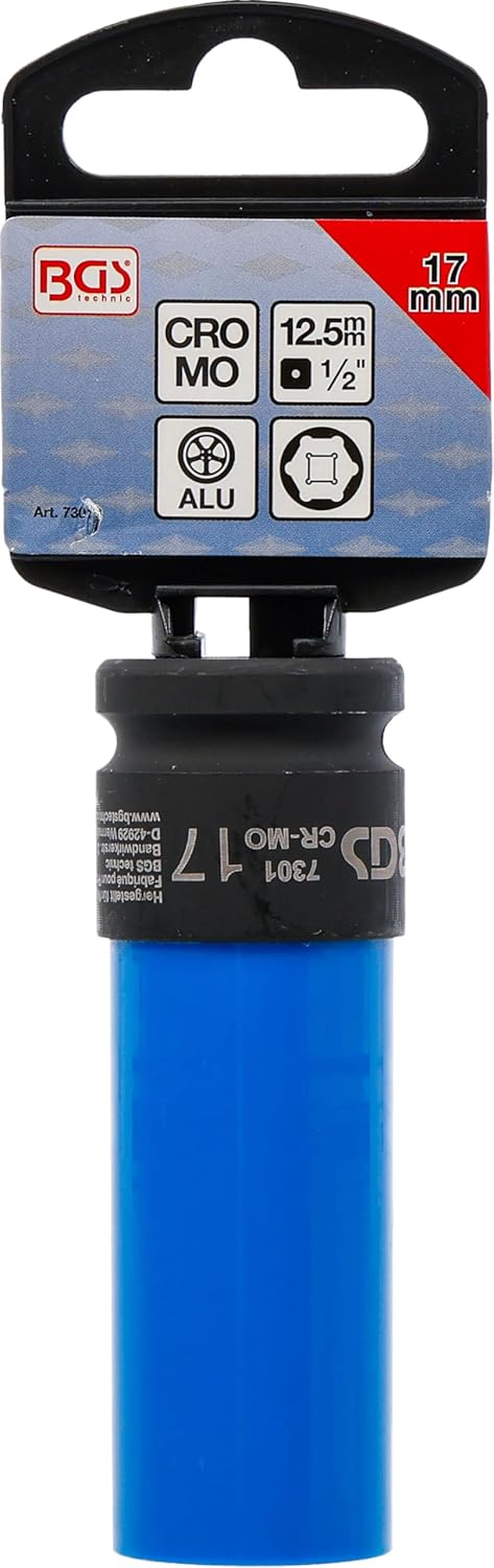 BGS 7301 | Protective Impact Socket | 12.5 mm (1/2") Drive | 17 mm
