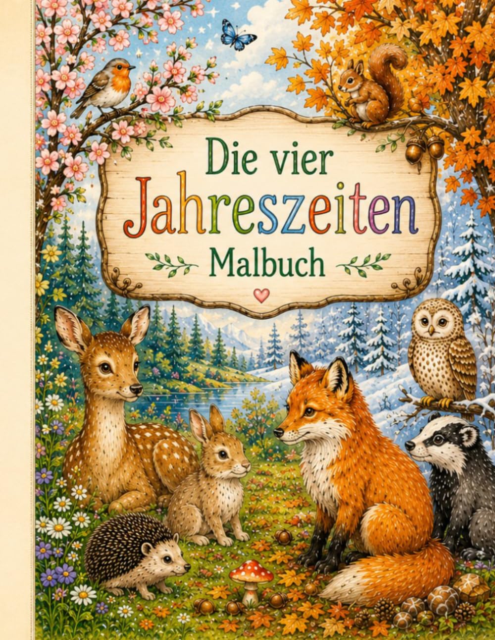 Die vier Jahreszeiten: Waldtiere im Jahreskreis