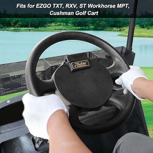 Miniatura 2 de Roykaw Soporte para tarjeta de puntuación de golf con clip y portalápices para modelos EZGO TXT/RXV/Cushman/2Five/MPT/ST, reemplaza al OEM # 607925,
