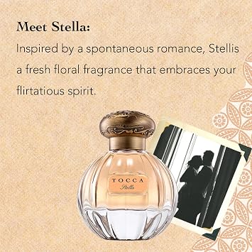 Tocca Eau de Parfum Set for Women, Stella (20ml + 50ml) - Fresh Floral, Blood Orange, Freesia, Spicy Lily - Hand-Finished Bottle