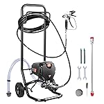 VEVOR Portable Airless Paint Sprayer, 750W, 3000psi, High Efficiency Electric Sprayer, Paint Sprayers, Spray Painting Machine, High Pressure Airless Paint Spray System with 15m Hose Length
