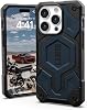 urban armor gear monarch pro protective case compatible with apple iphone 15 pro case [wireless charging / magnetic charging compatible 5-layer protection] blue (mallard)