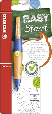 STABILO Ergonomic Mechanical Pencil EASYergo 1.4 - Left-Handed - Ultramarine/Neon Orange