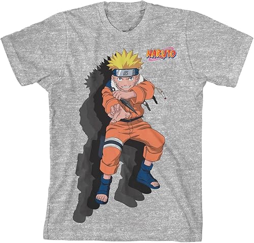 Miniatura 2 de Naruto Multi-Character Youth - Paquete de 3 camisetas de manga corta con cuello redondo