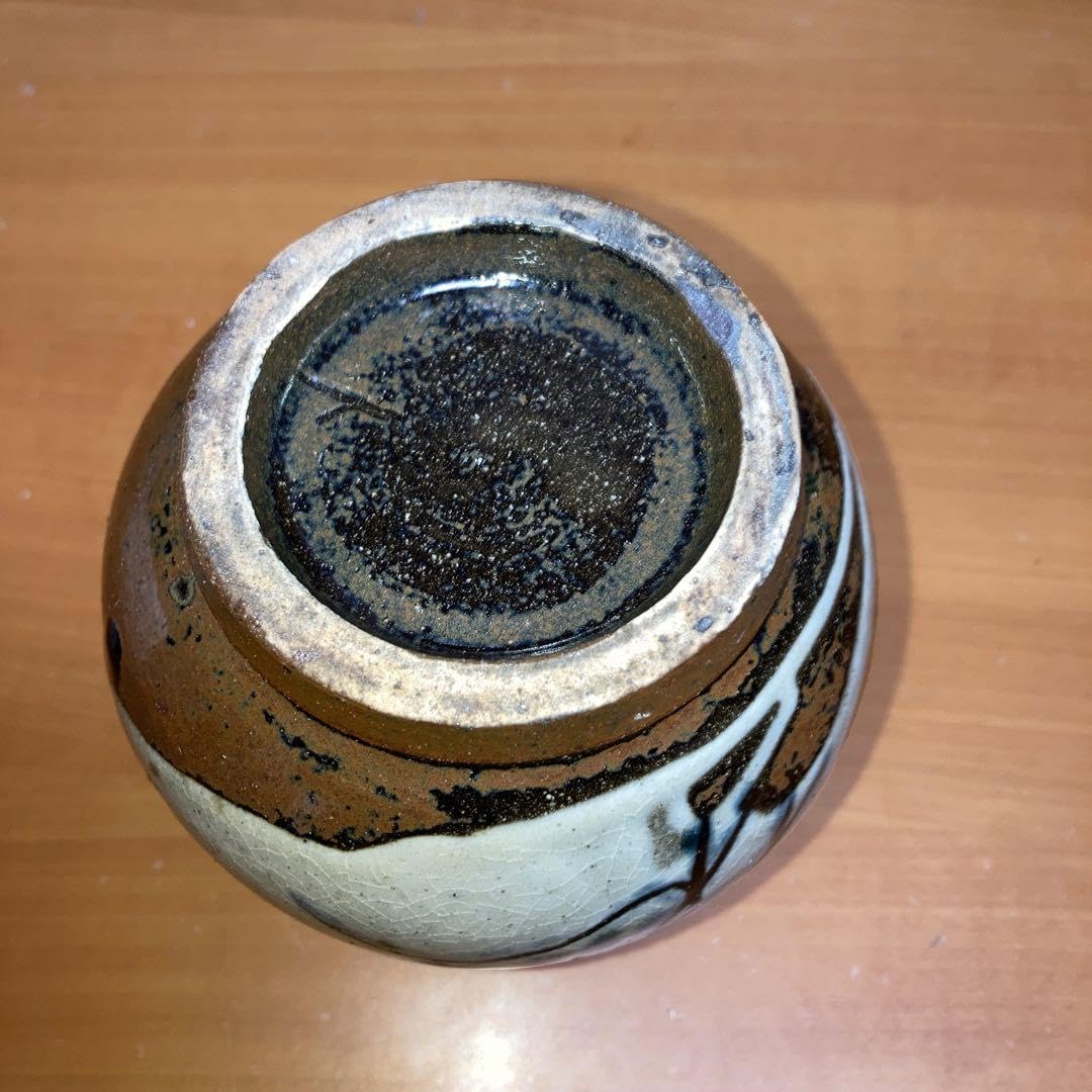 沖縄人間国宝（故）金城次郎の長男（故）金城敏男作品徳利or一輪挿し