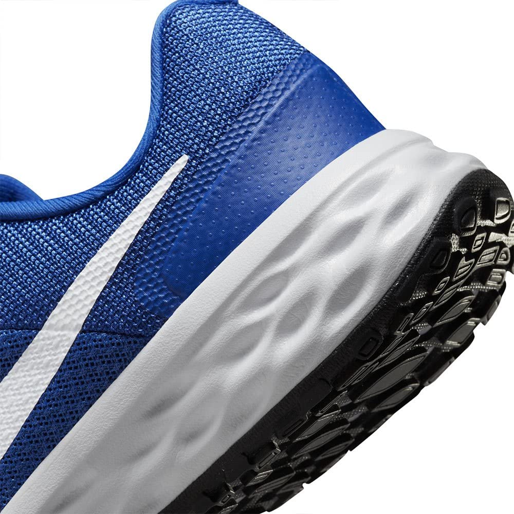 NIKE Revolution 6, Zapatillas de Gimnasia Unisex niños, Game Royal White Black, 38.5 EU