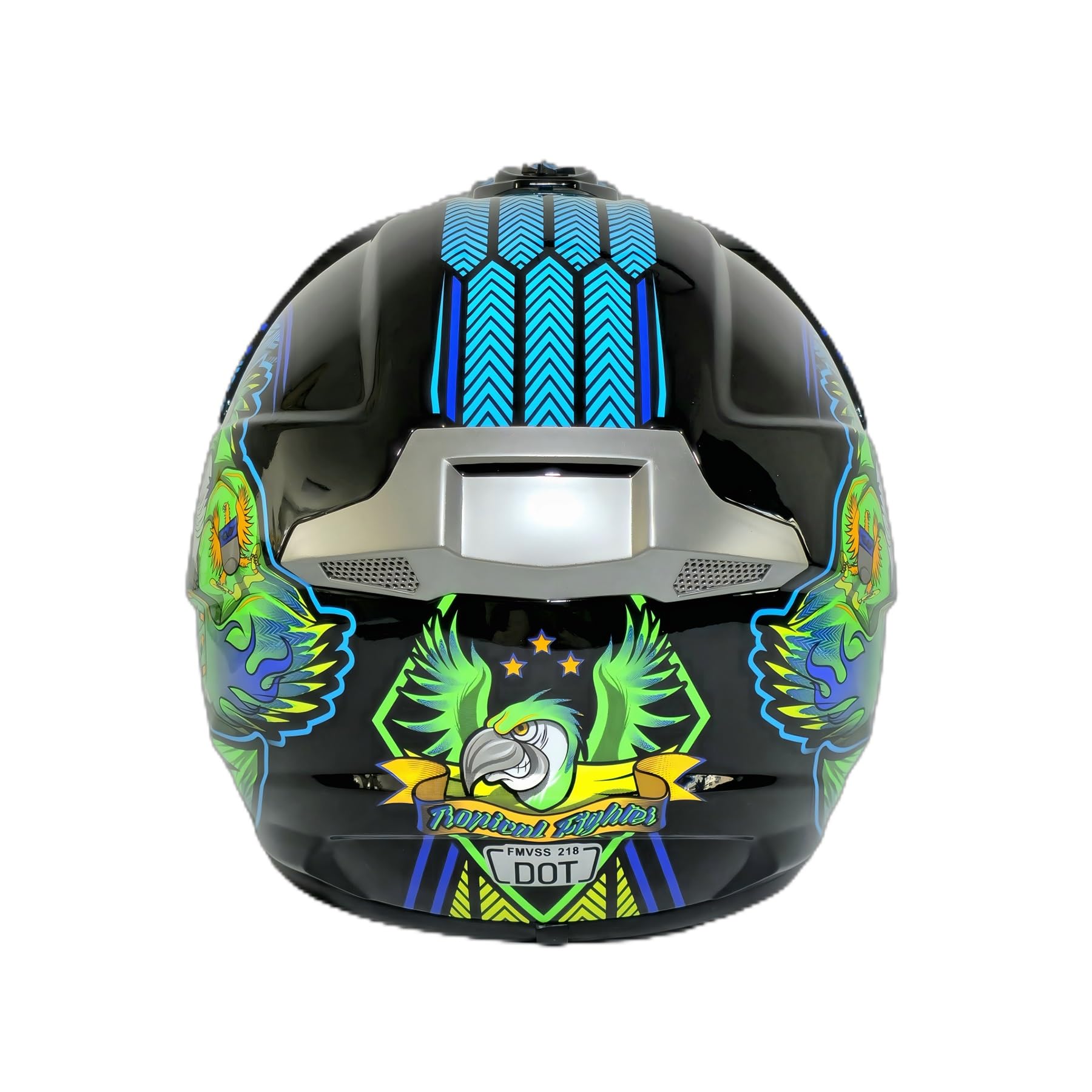 Casco Motocross Set Per Bambini E Adulti, Endurance Race ATV ATV Casco, Casco Di Sicurezza Stereo Traspirante Include Occhiali Guanti Maschera(Blue,XL(58-59CM))