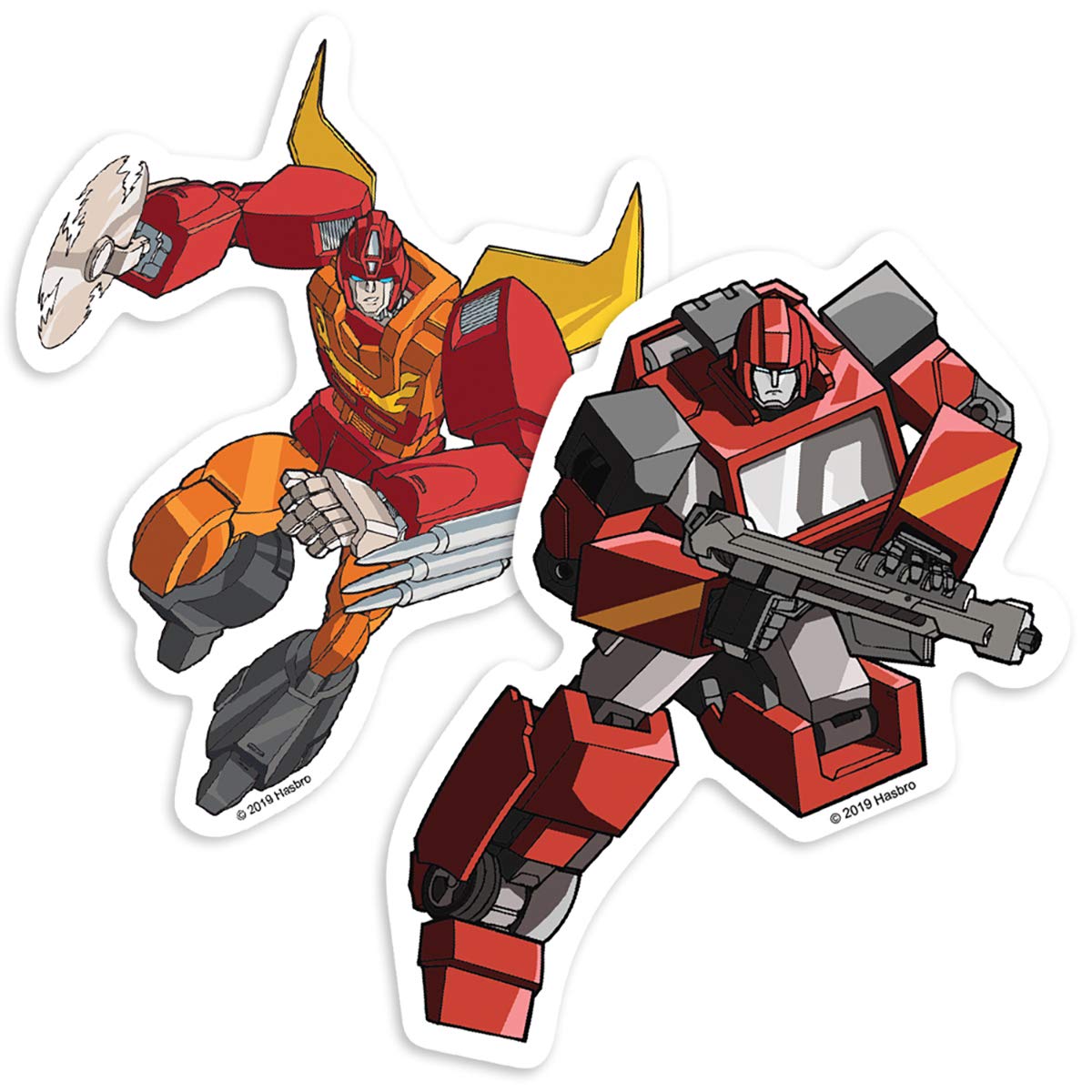 Popfunk Transformers Autobots Hot Rod Stickers - Official Die-Cut Vinyl Decals
