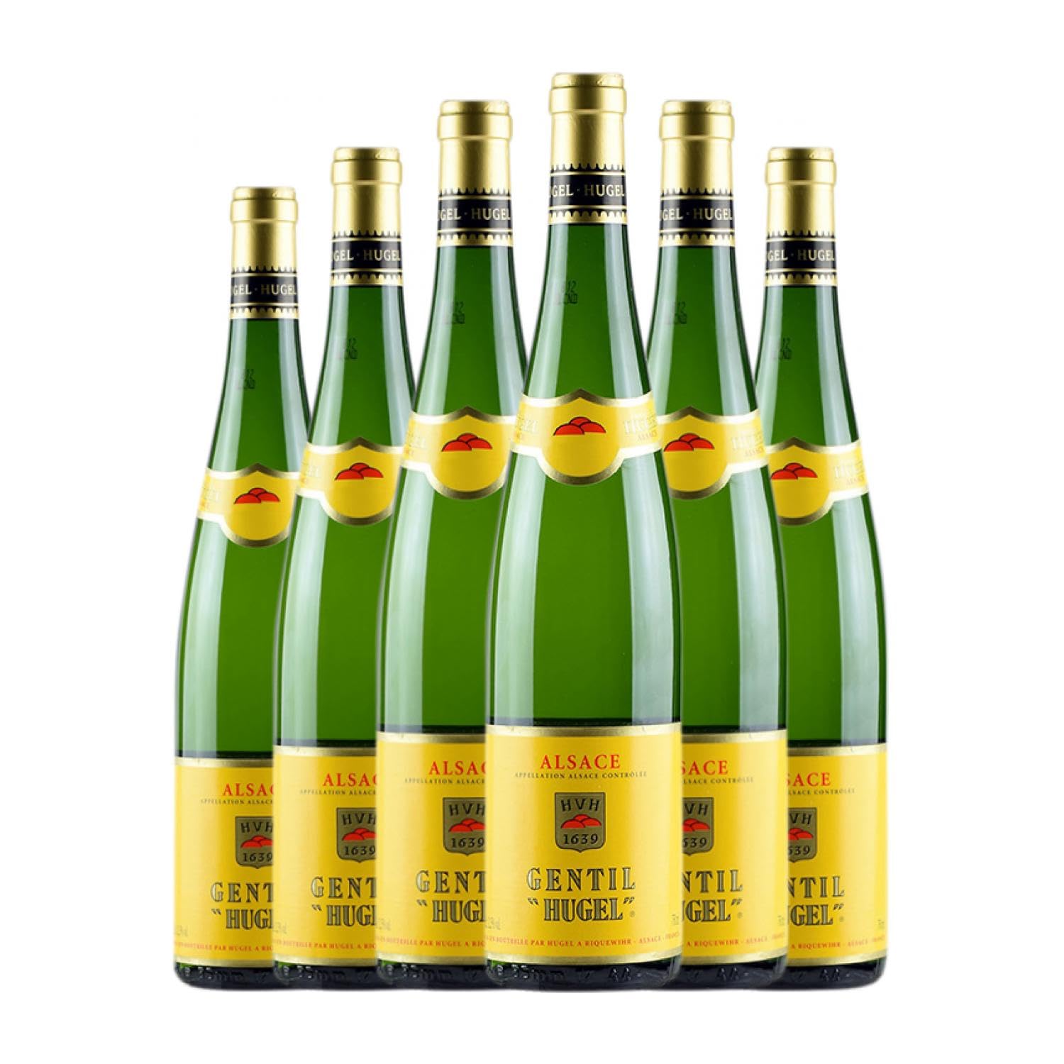 Hugel & Fils Riesling Gentil Alsace 75 cl Vino blanco (Caja de 6 Botellas de 75 cl)