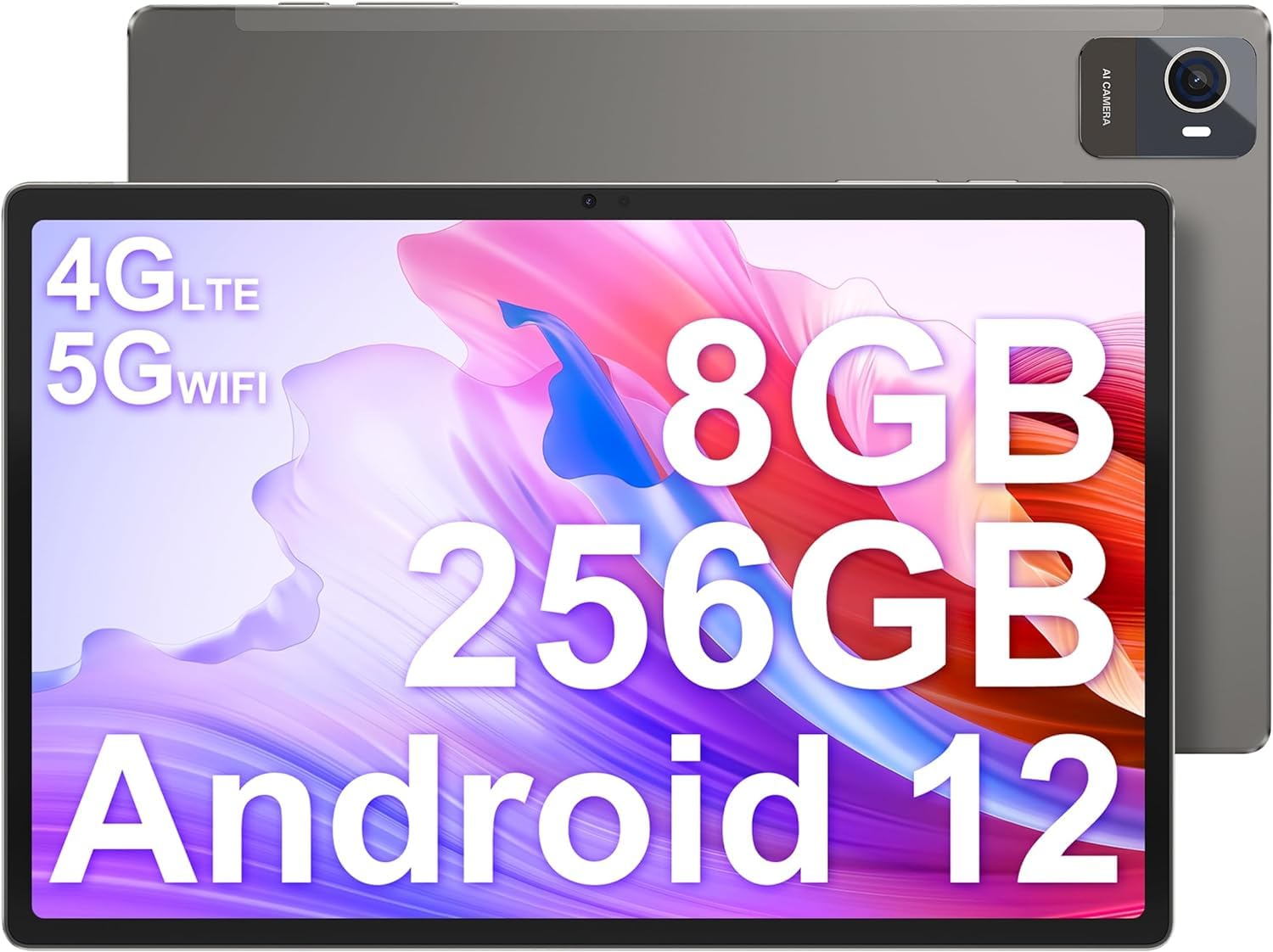 jumper Tablet Touch 10.51 Pollici, 8GB RAM 256GB ROM, Octa-Core T616, Double SIM, 1920x1200 IPS FHD, 4G LTE, 5G/ 2.4G WIFI, BT5, 4 Altavoces, Fotocamer 13MP, Batteria 7000 mAh