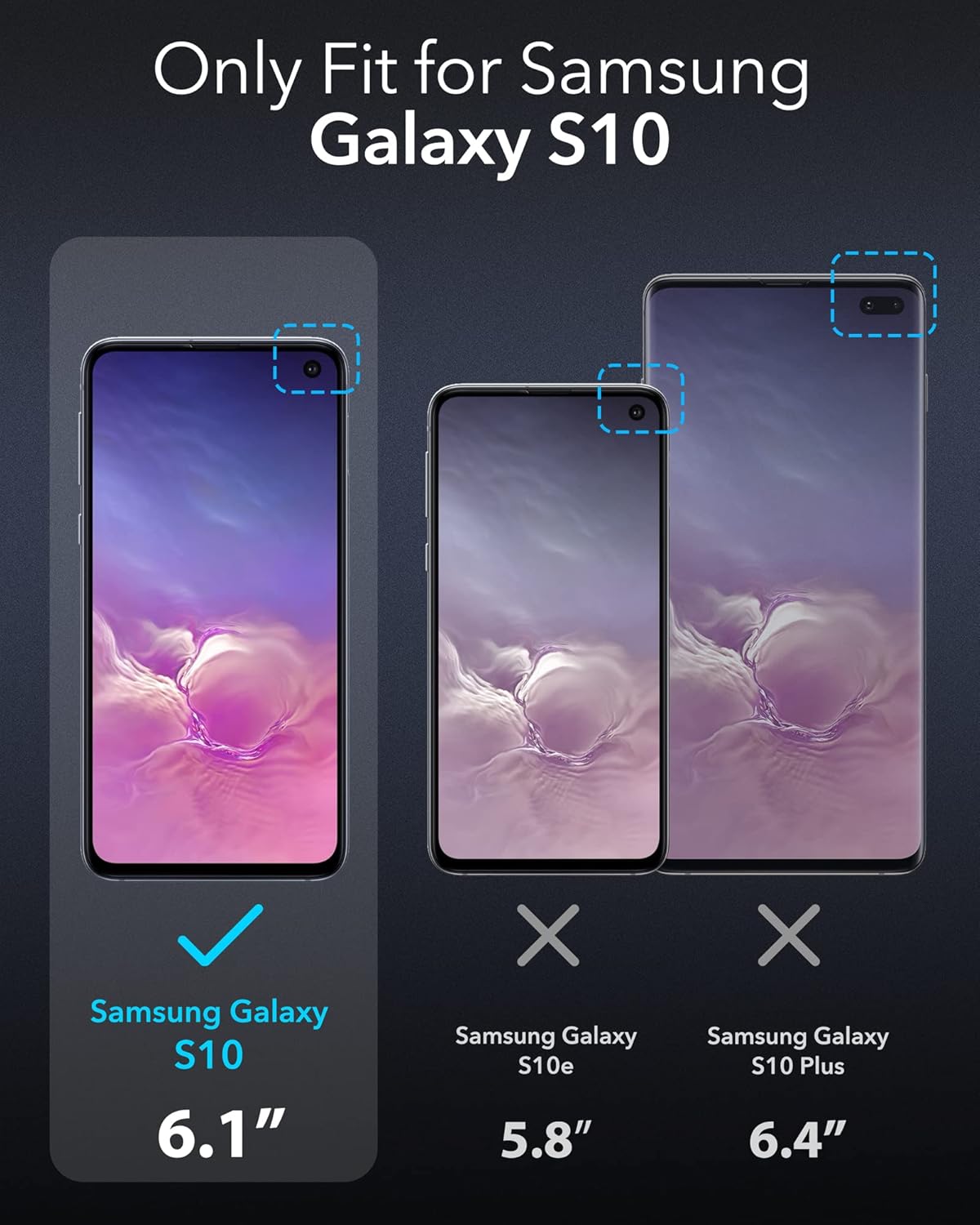 Get Popular Offer YOUMAKER Case for Galaxy S10, Kickstand Case with Built-in Screen Protector Heavy Duty Protection Shockproof Full Body Slim Fit Cover for Samsung Galaxy S10 6.1 inch - Purple