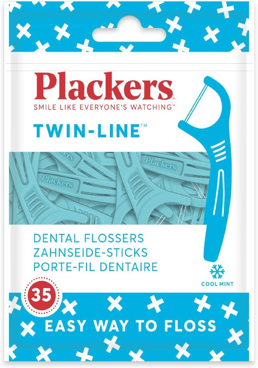 Plackers TwinLine Dental Floss 35 Count Buy Online at Best Price in
