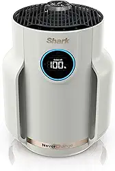 Shark Purificador de ar para casa, NeverChange Compact Pro, para quarto, berçário, escritório doméstico, dormitório, filtro HEPA-excedente, captura poluentes, pelos de animais, poeira, odor, fumaça e
