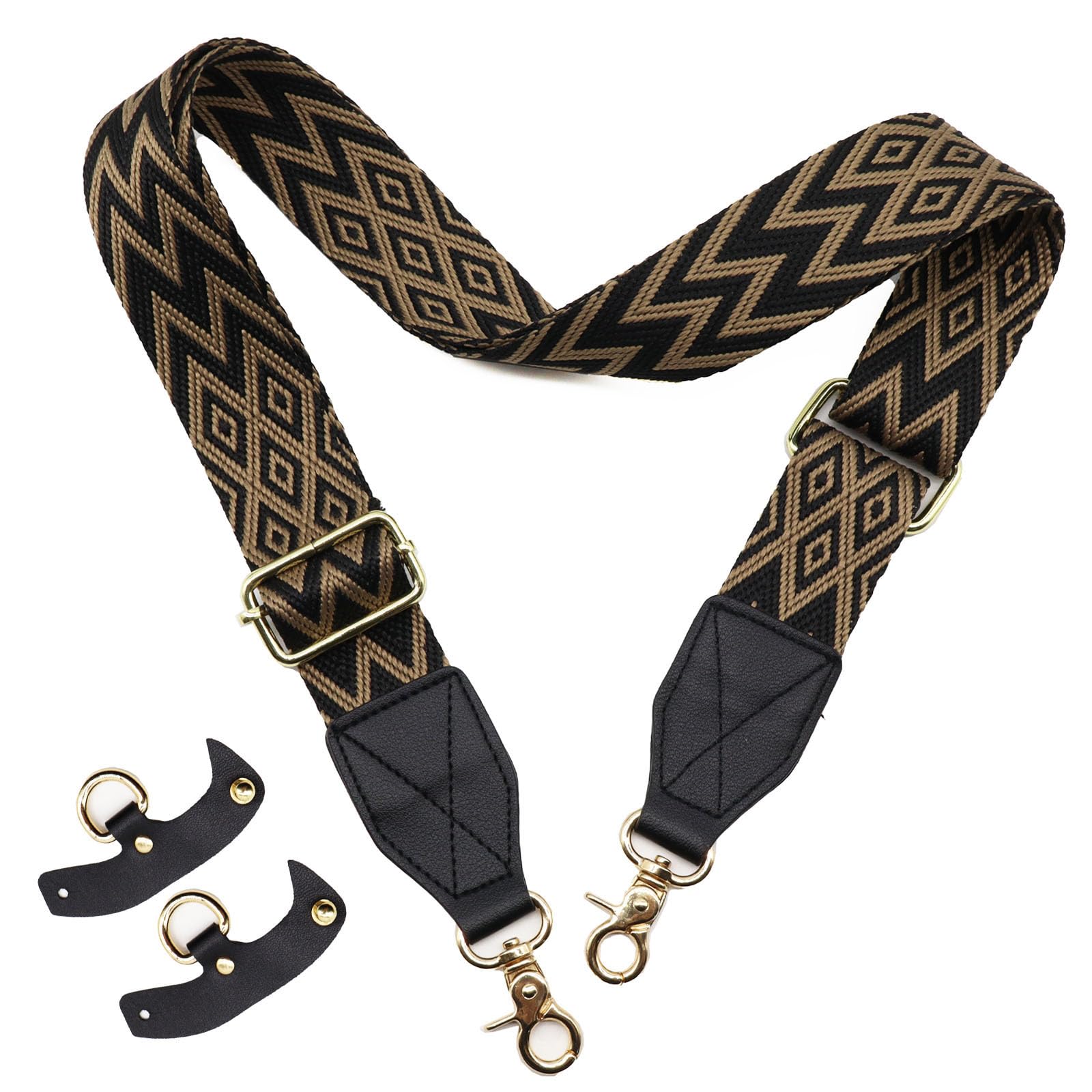 LEMEDE Purse Strap Replacement Crossbody 1.5" Wide Shoulder Strap Adjustable Straps Handbag Strap Replacement Belts