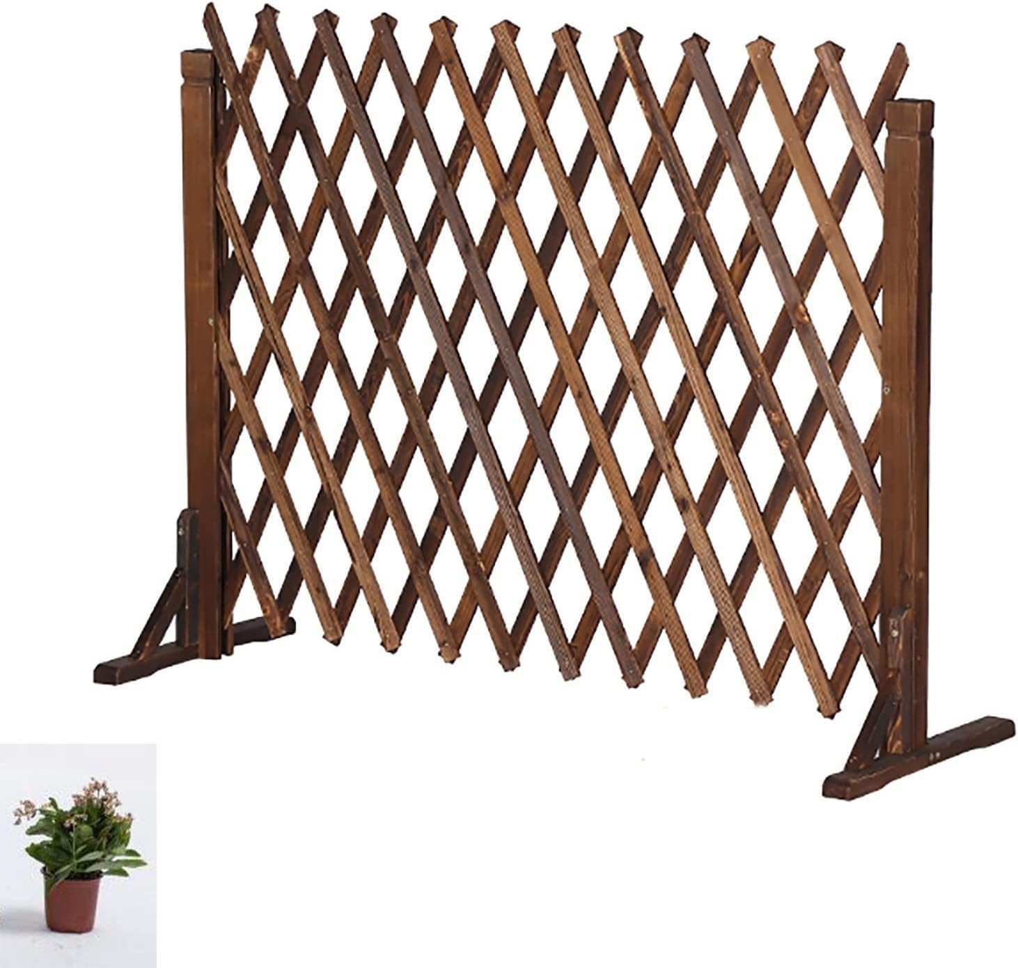 Temporary Portable Dog Fence Panel Telescopic Wooden