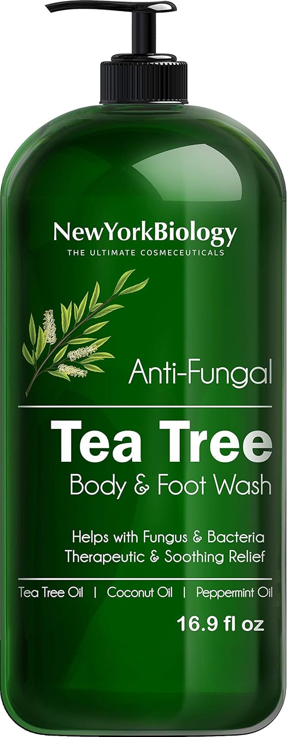 New York Biology Tea Tree Body Wash Helps Soothe Itchy