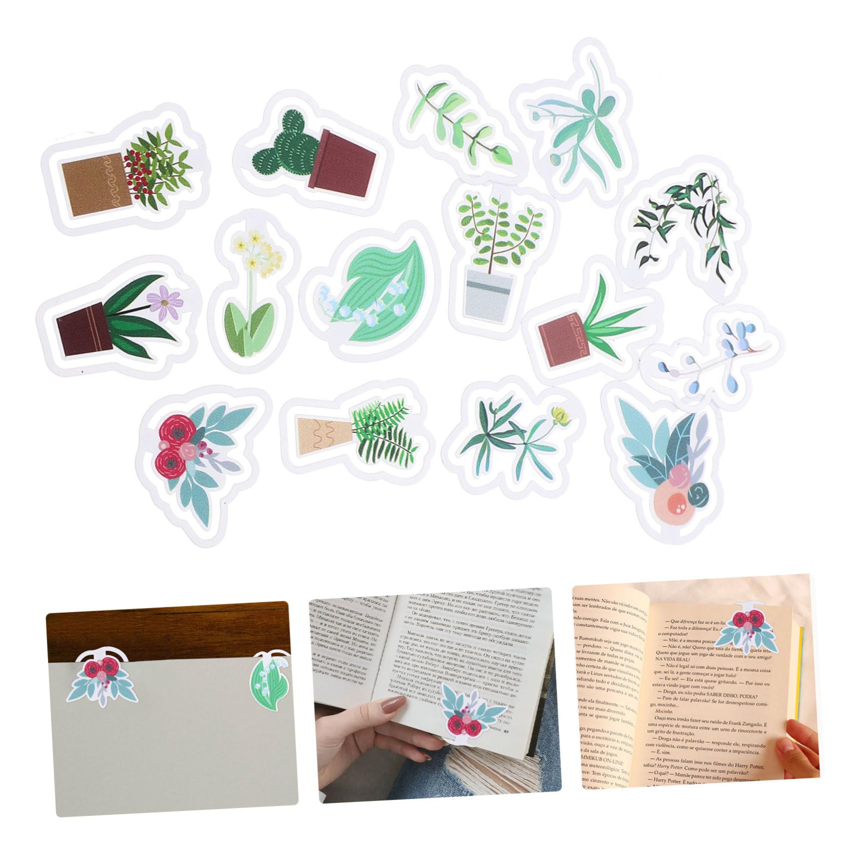 NUOBESTY 60piezas Marcadores De Página Metálicos Decorativos Clips De De y Práctico De