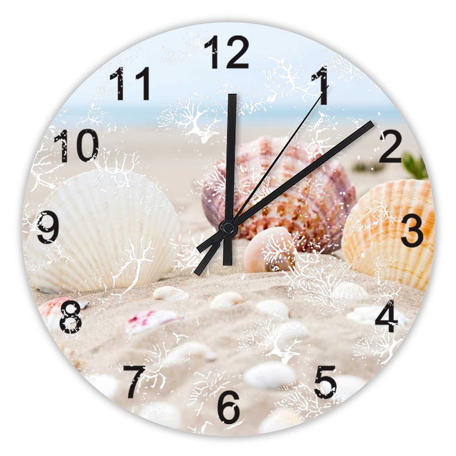 Horloge murale fonctionnement à piles pour une cuisine moderne