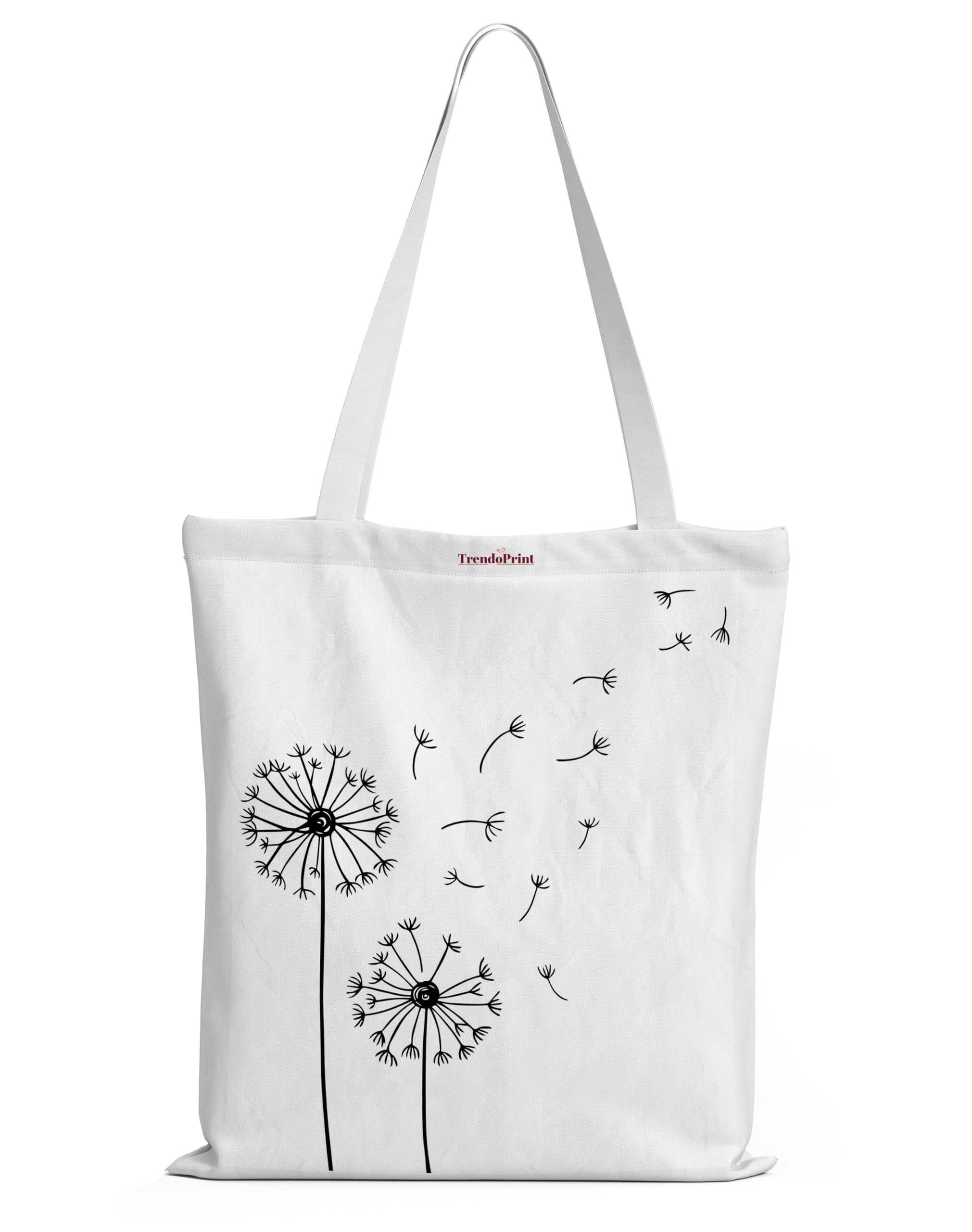 TrendoPrint College Tote Bag, Multi-Purpose Bag, Sturdy Canvas Bag With 15Kgs Capacity Shopping/Grocery Tote Bags For Women, Girls & Mens (NTB05) (B0CNBGGQF7) Amazon Price History, Amazon Price Tracker