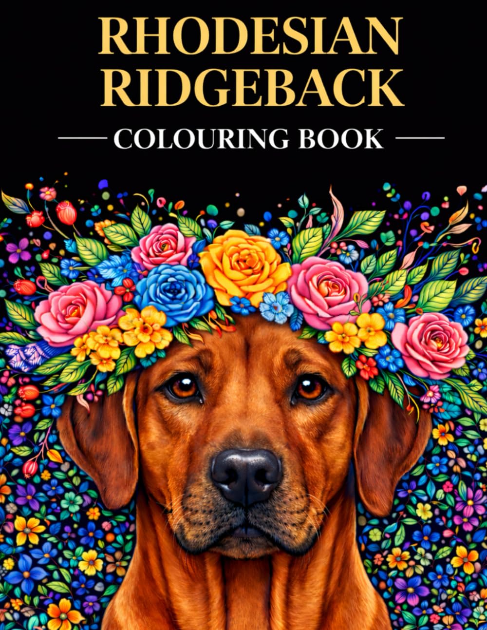 Rhodesian Ridgeback Colouring Book (Dog Breed Colouring Books)
