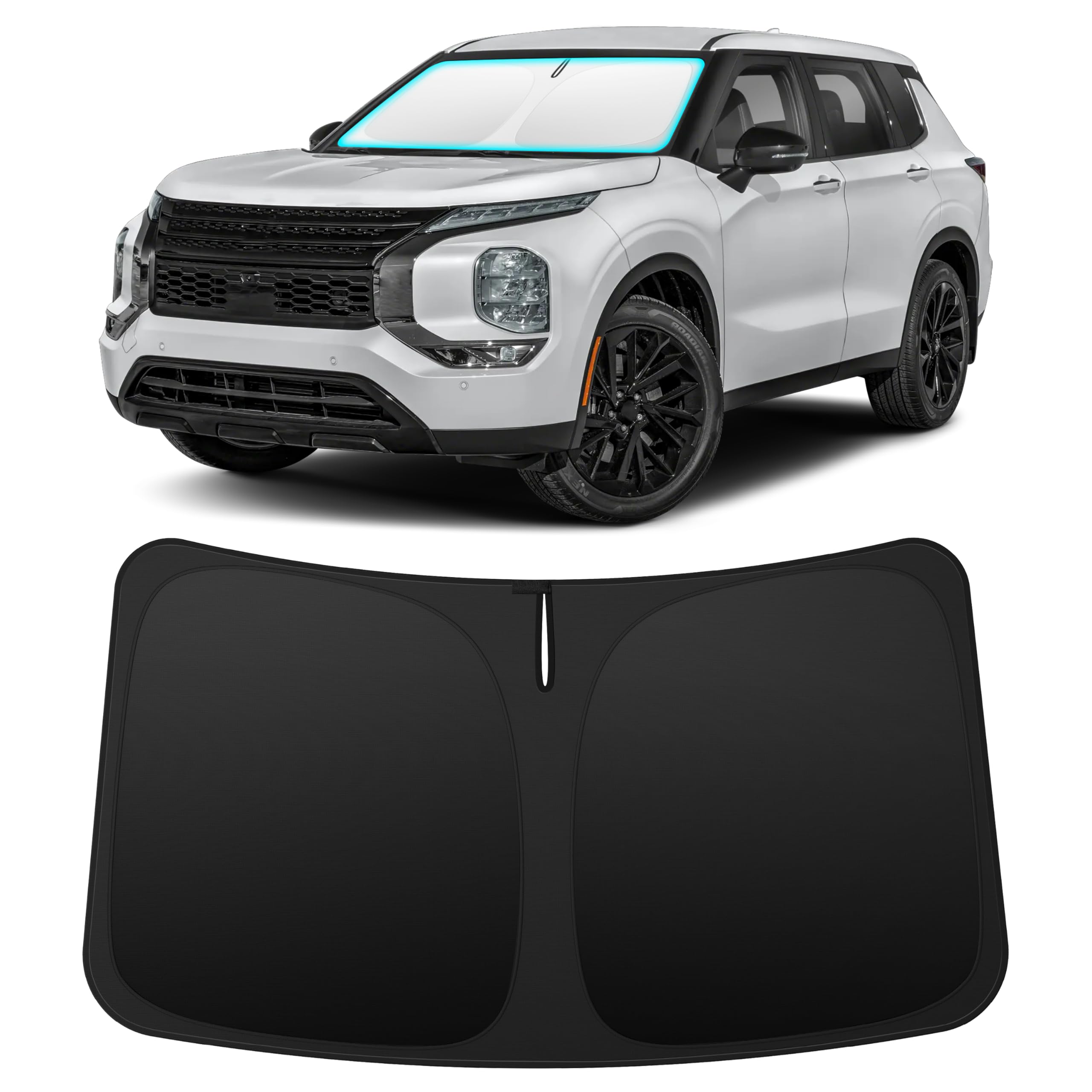 INSAUTO Custom Fit Windshield Sun Shade for Mitsubishi Outlander 2022-2026