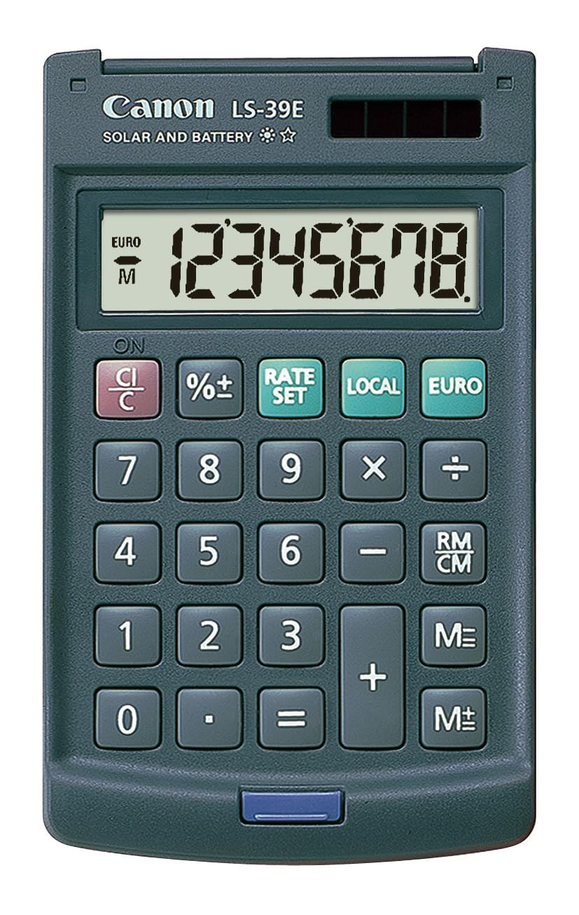 Amazon.co.jp: CANON Calculatrice de poche 8 chiffres LS39E
