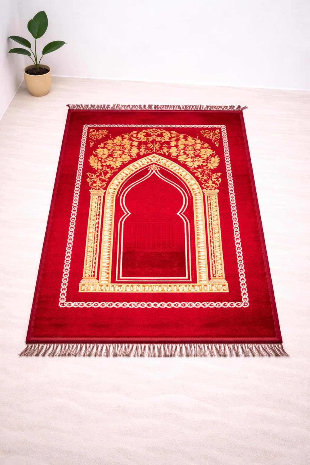 Janamaz Prayer Mat - Turkey Velvet, Aasan Comfort -23