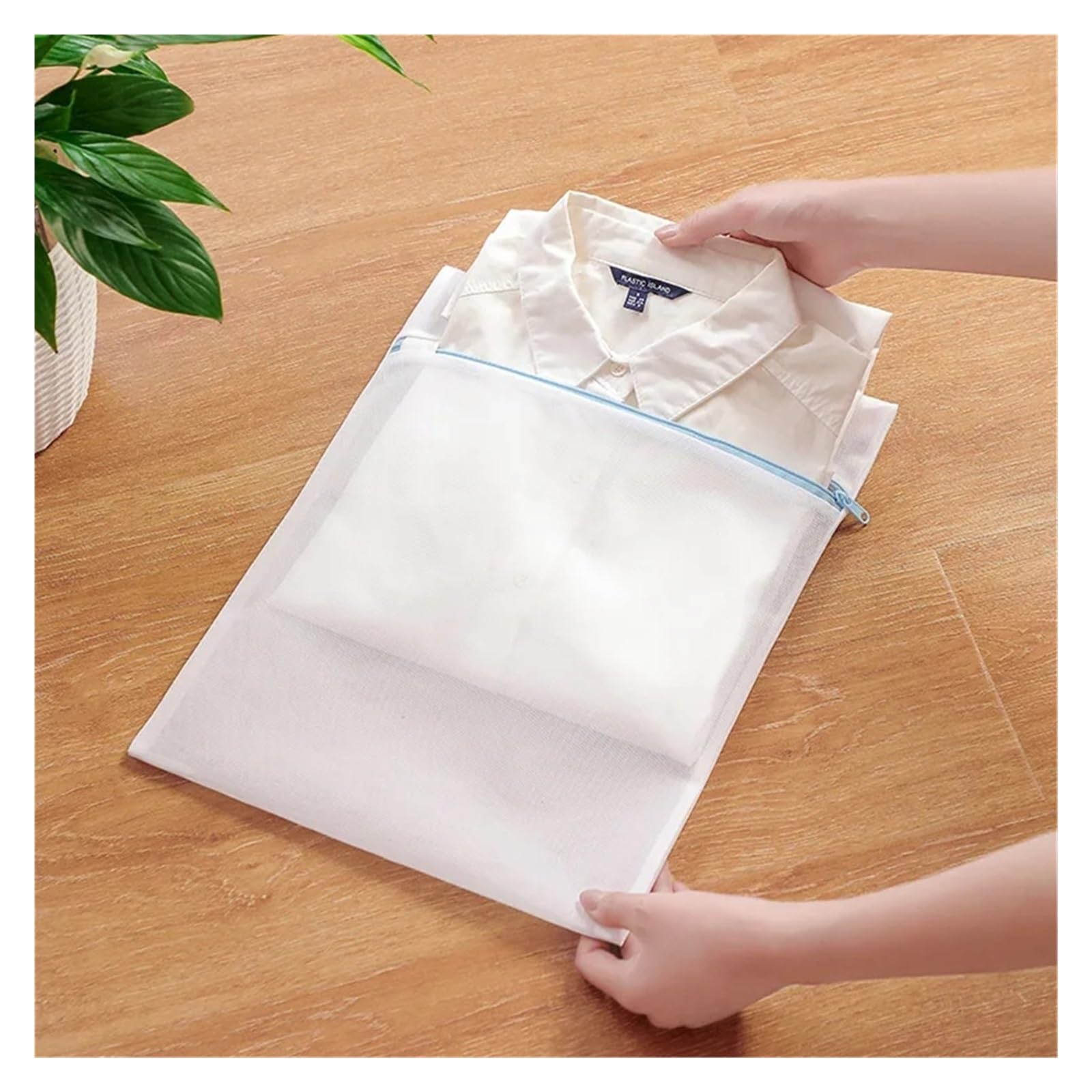 7 Uds Bolsas de lavandería Bolsas Protectoras de Ropa for Lavadora Viaje Ropa Sucia organizar Cesta de lavandería Bolsa de Lavado con Cremallera Azul(20x30cm,7-Size Each 1-Piece)