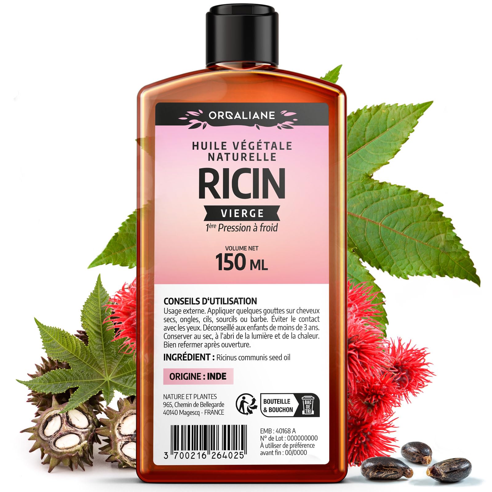 Huile de Ricin 150 ml