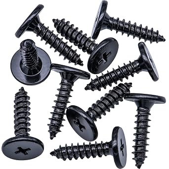 Rexka 10pcs Bumper Cover Fender Liner Splash Shield Screw Retainer 90103-TA0-000 Compatible with Honda Acura Accord Civic CR-V CR-Z Crosstour Fit HR-V Insight Odyssey Passport Pilot Ridgeline