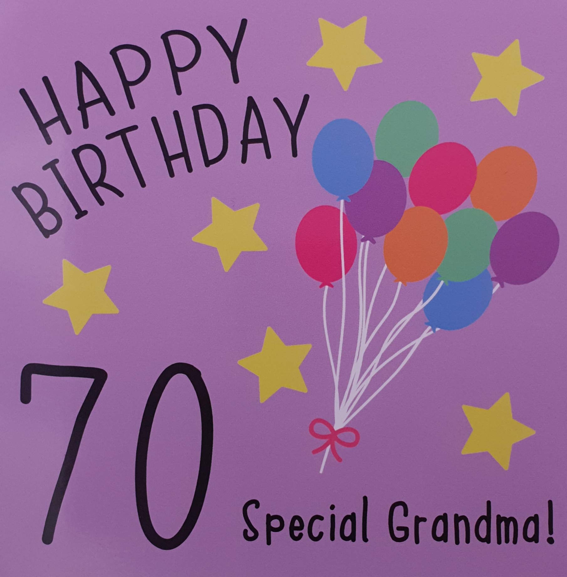 Buy Grandma 70th Birthday Card - Happy Birthday - 70 Special Grandma ...