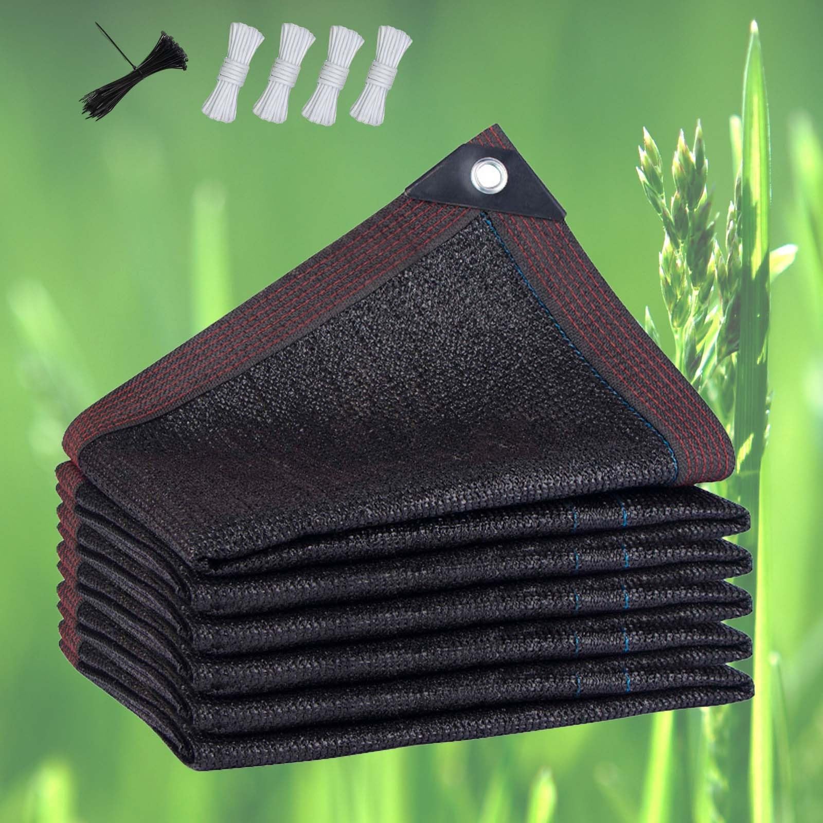 Tissu d'ombrage à 90 % anti-UV haute densité pour terrasse et jardin 5x7 m