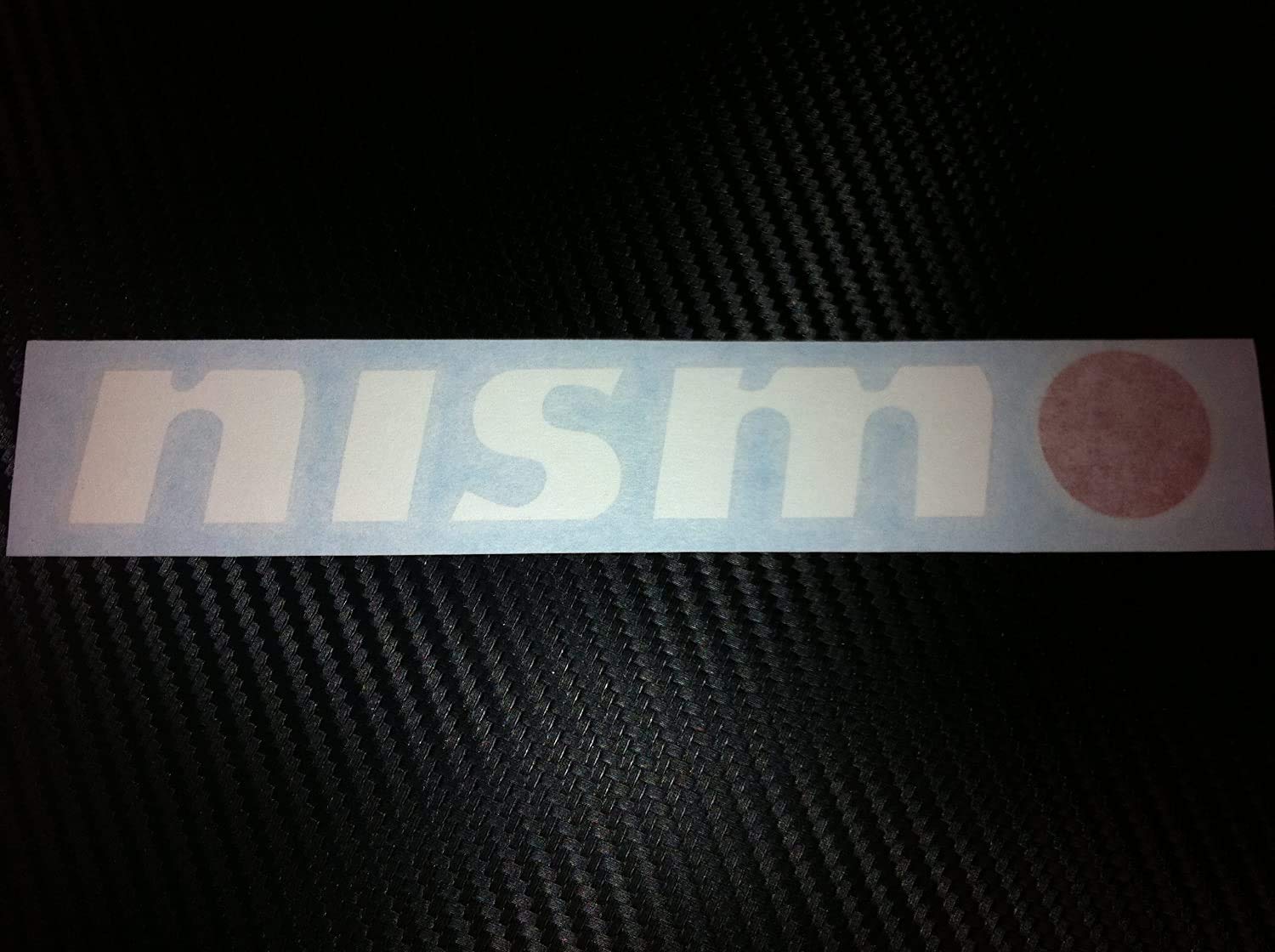 1 Piece Auto Car Vinyl Racing Decal Sticker for Nismo (New) White/red Size 7